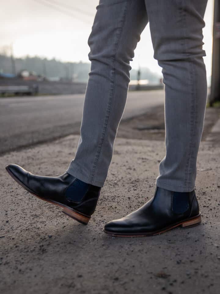 mens black chelsea boots style