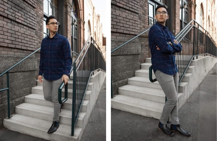 mens black jeans and chelsea boots