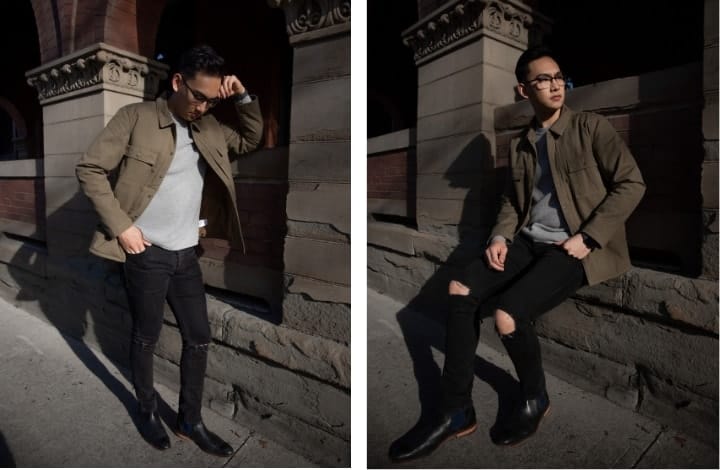 men's outfits with black boots