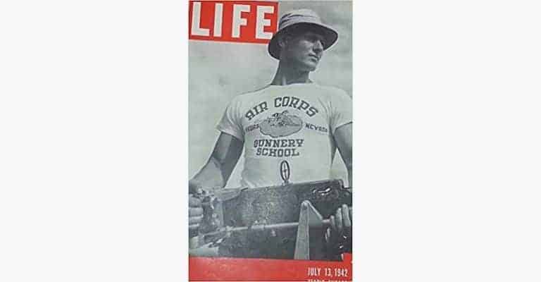 Man wearing a t-shirt on Life Magazine's cover.