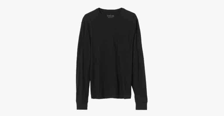 Black long sleeve shirt.