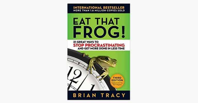 Book called "Eat That Frog!"