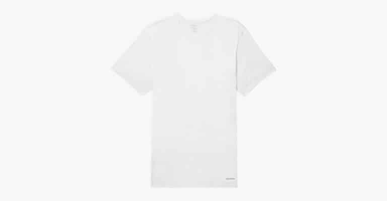 White crewneck undershirt.