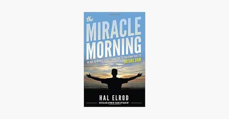 Book cover of The Miracle Morning by Hal Elrod.