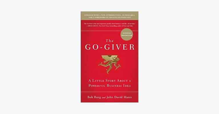 Book cover of The Go-Giver by Bob Burg.