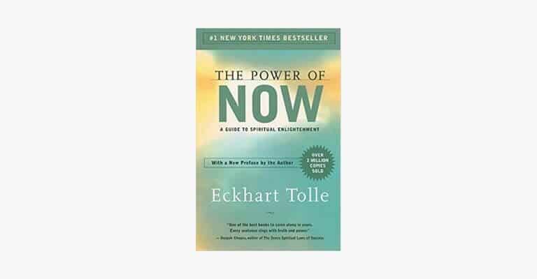 Book cover of The Power of Now by Eckart Tolle.