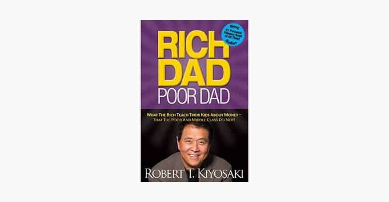 Book cover of Rich Dad, Poor Dad by Robert Kiyosaki.