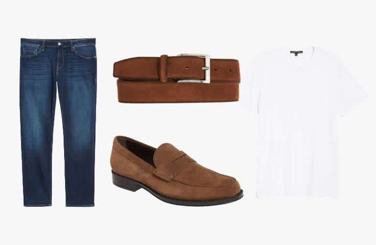 penny loafers with jeans