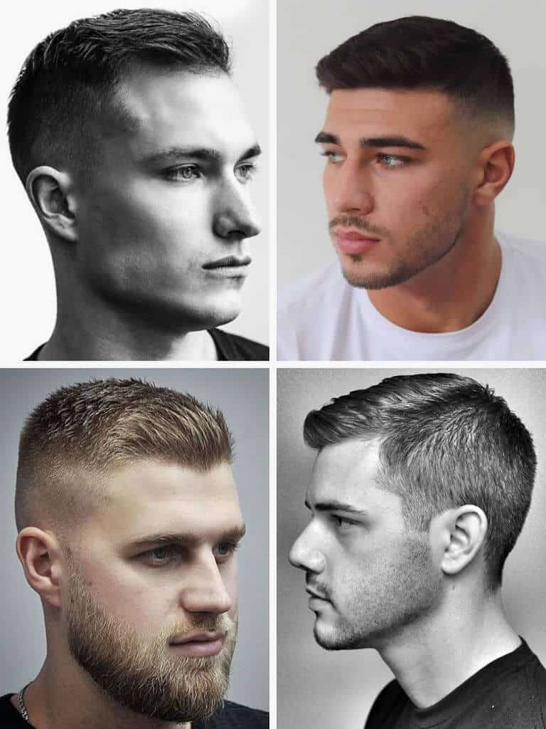 4 examples of the crew cut.