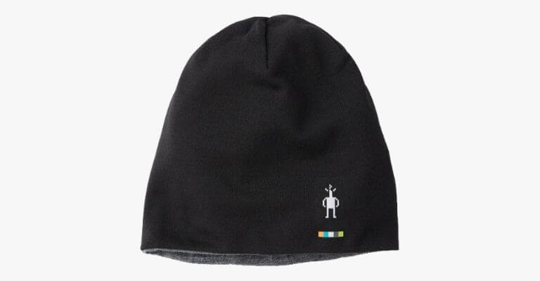 Black wool beanie.