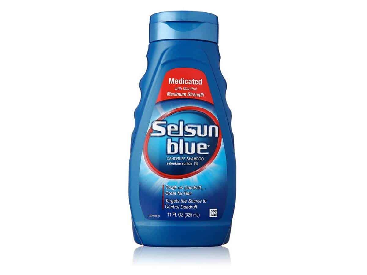 Selsun Blue shampoo.