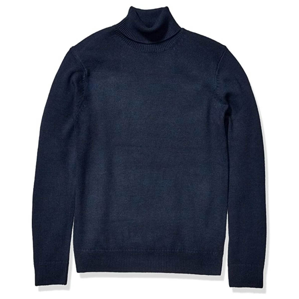 Navy turtleneck sweater by Goodthreads.