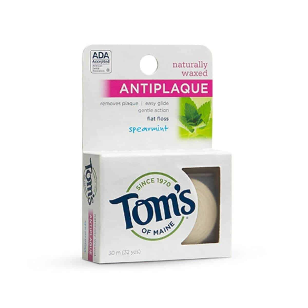 Tom's of Maine floss in its packaging.