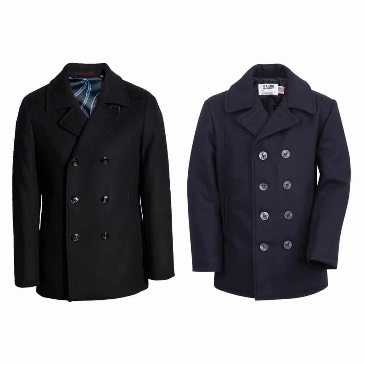 types of peacoats