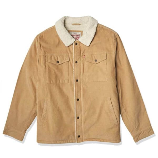 levi's chino corduroy sherpa trucker jacket