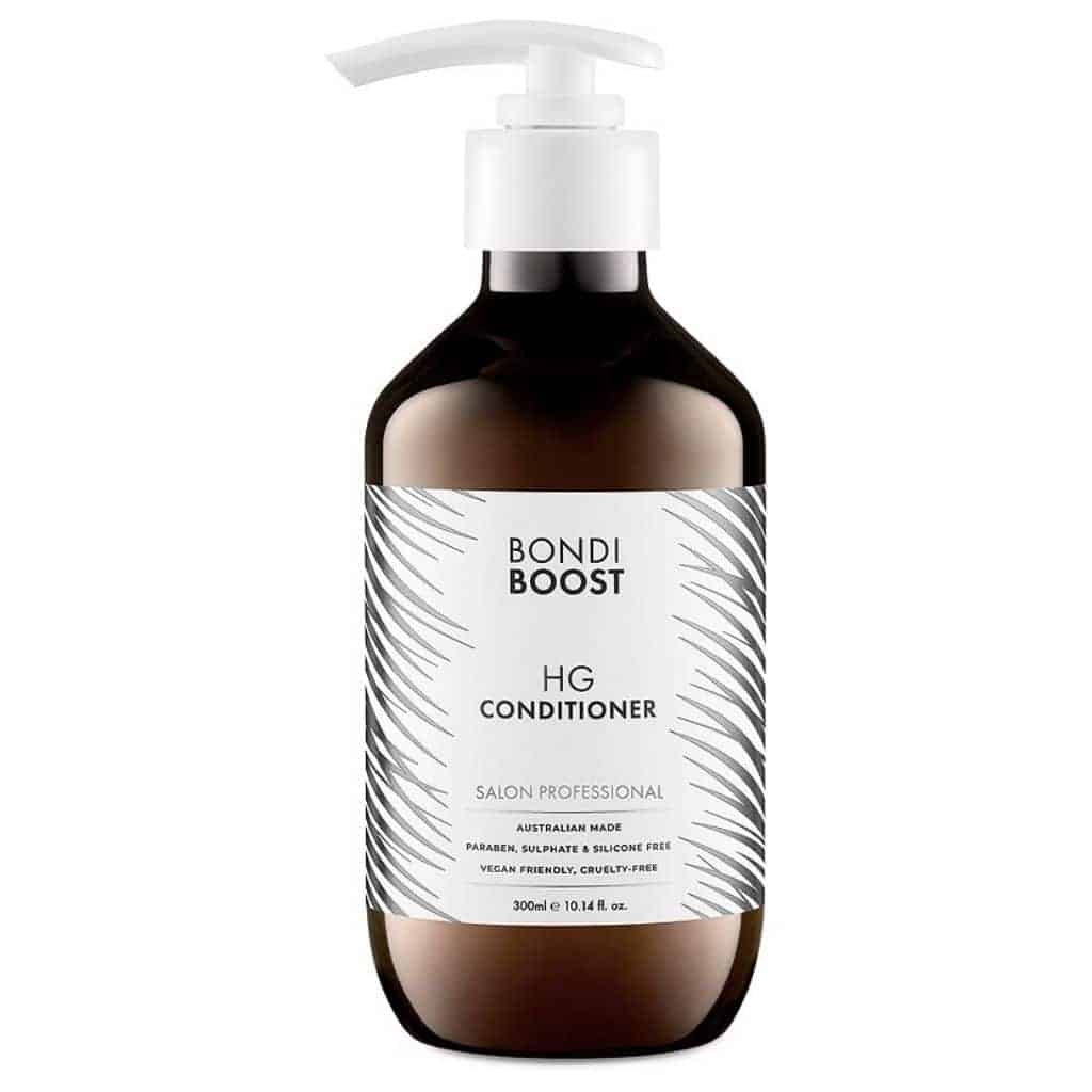 Bottle of Bondiboost hair conditioner.