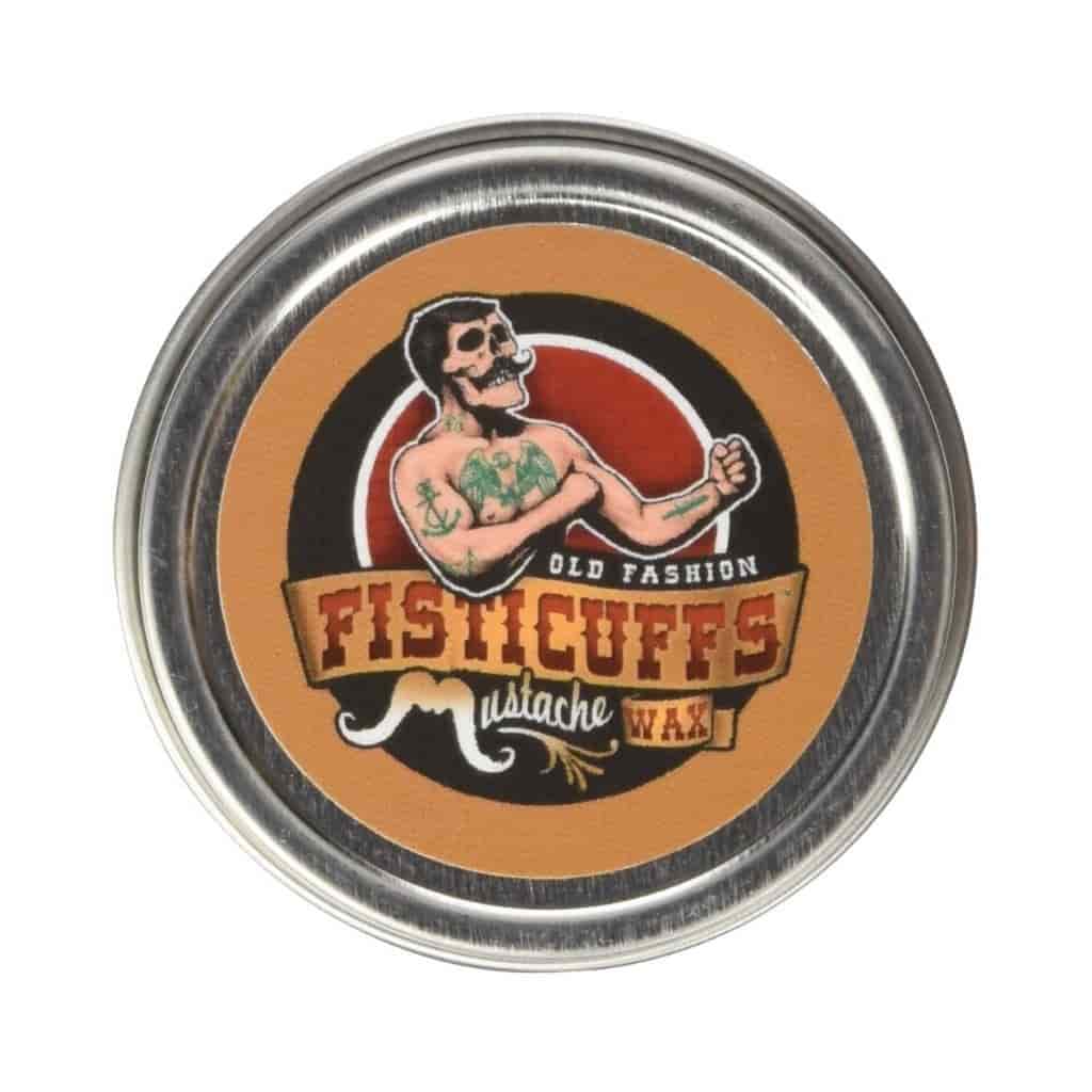 Container of Fisticuffs mustache wax.