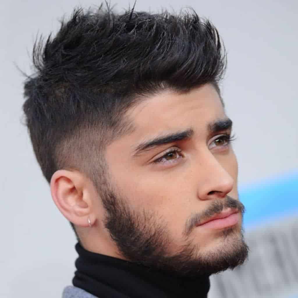 Zayn Malik with a fauxhawk.