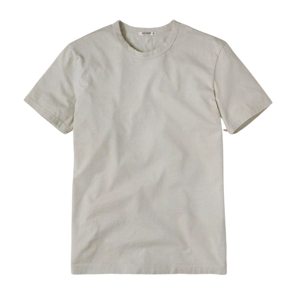 Beige t-shirt.