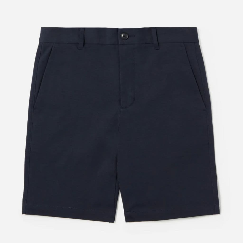 Everlane navy shorts.
