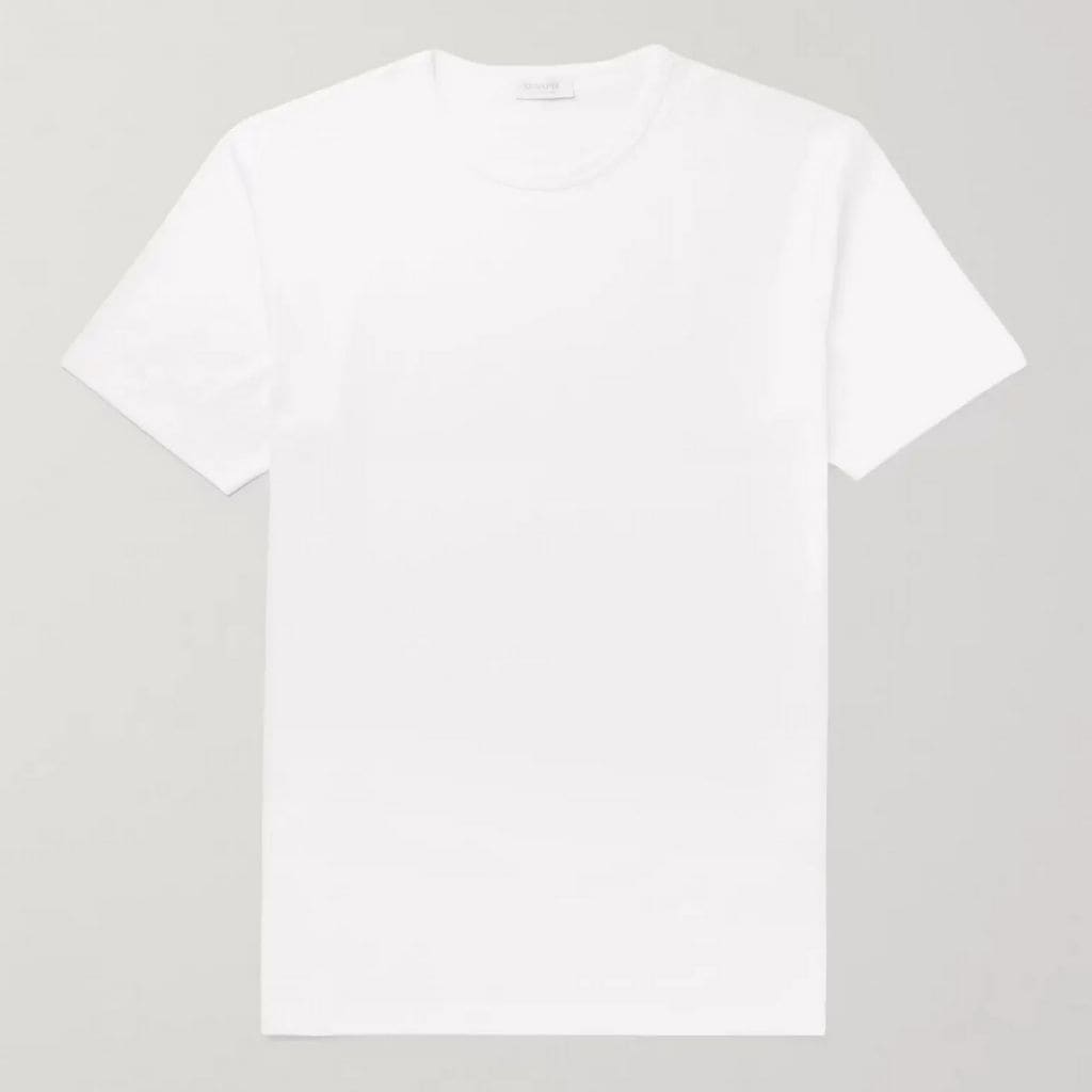 Sunspel white t-shirt.