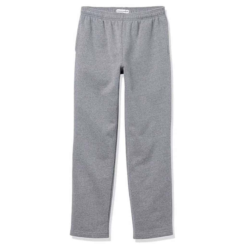 Amazon Essentials grey sweatpants.
