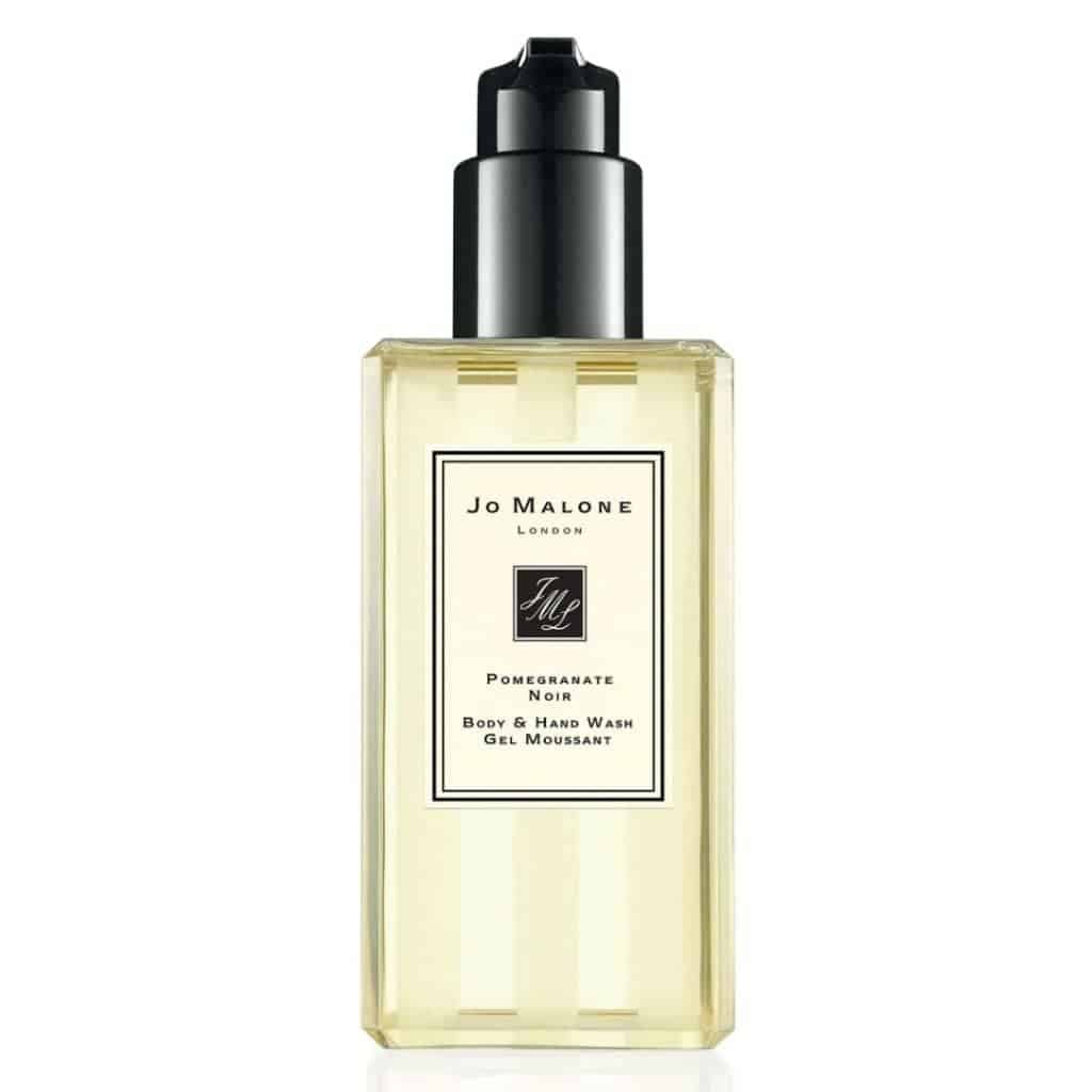 Bottle of Jo Malone body wash.