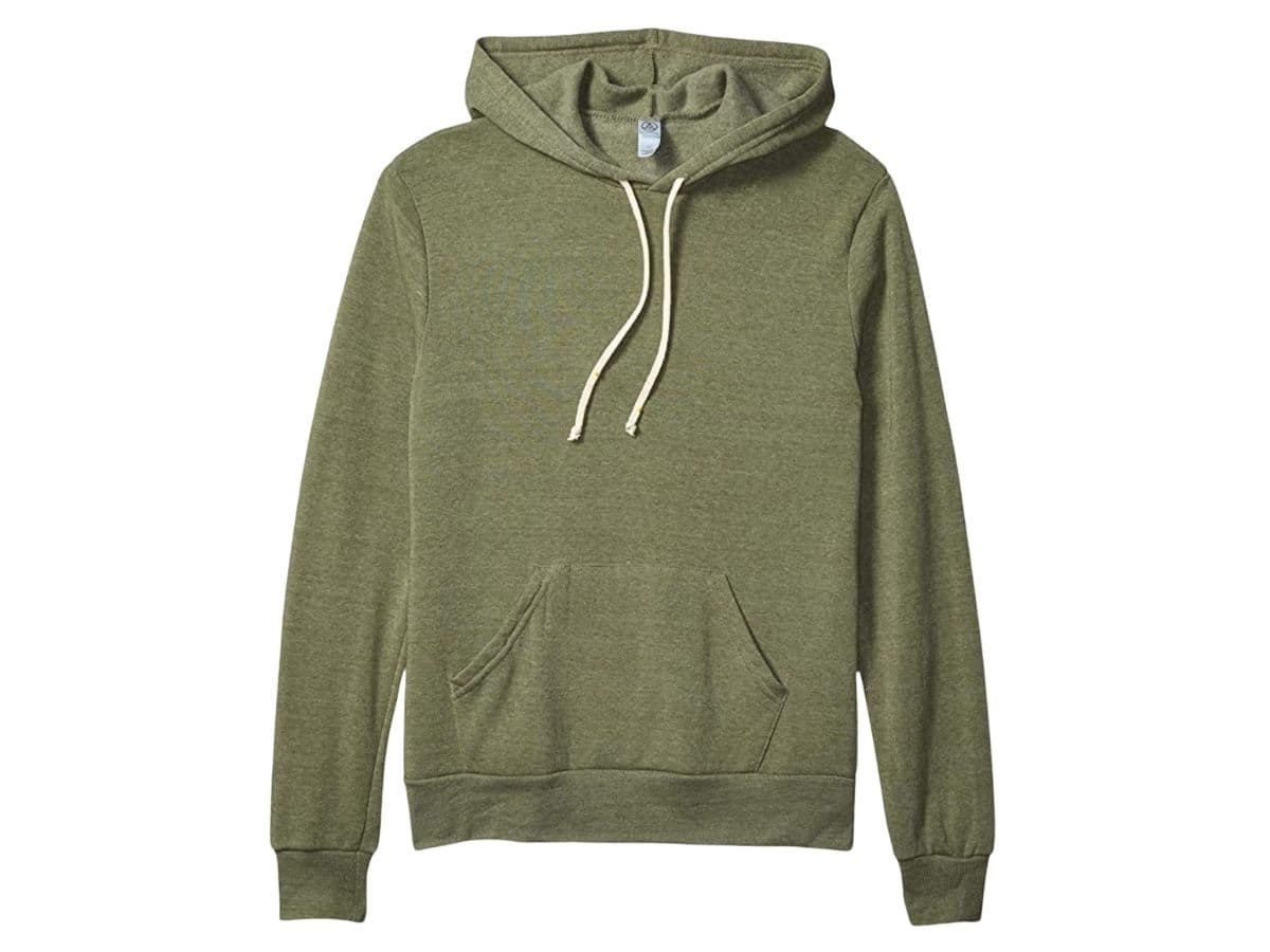 Alternative Apparel green hoodie.