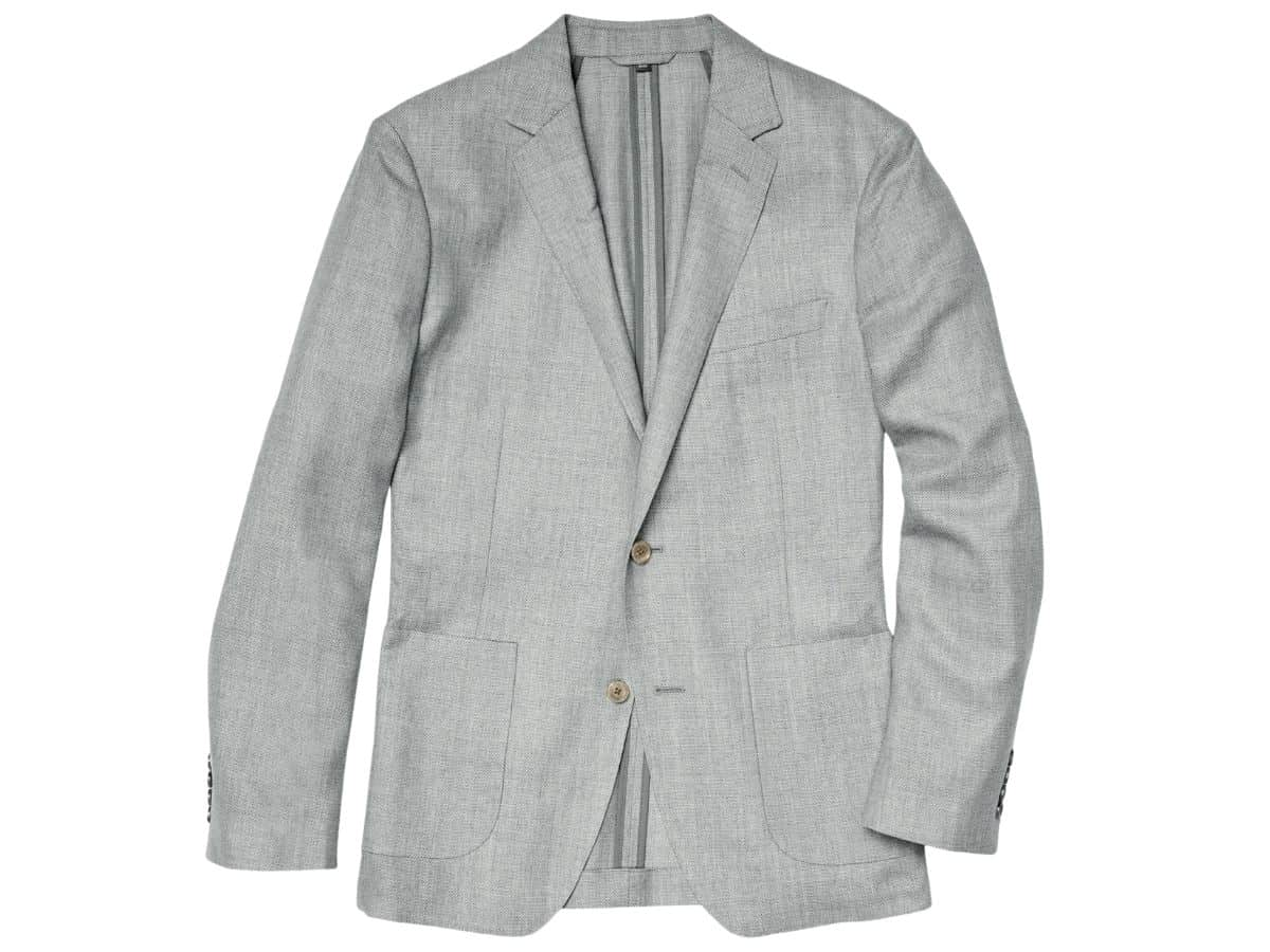 Grey Bonobos unstructured blazer.