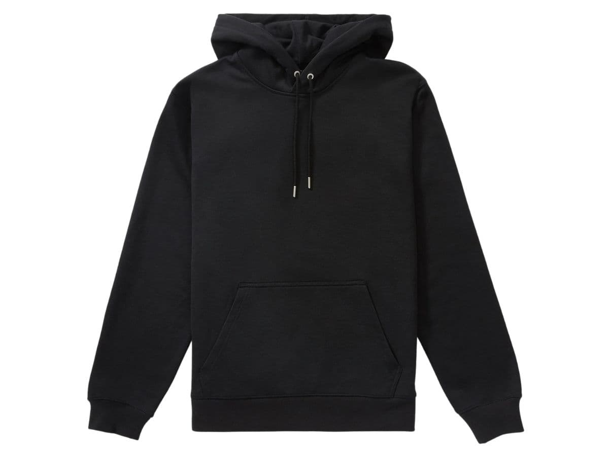 Everlane black hoodie.