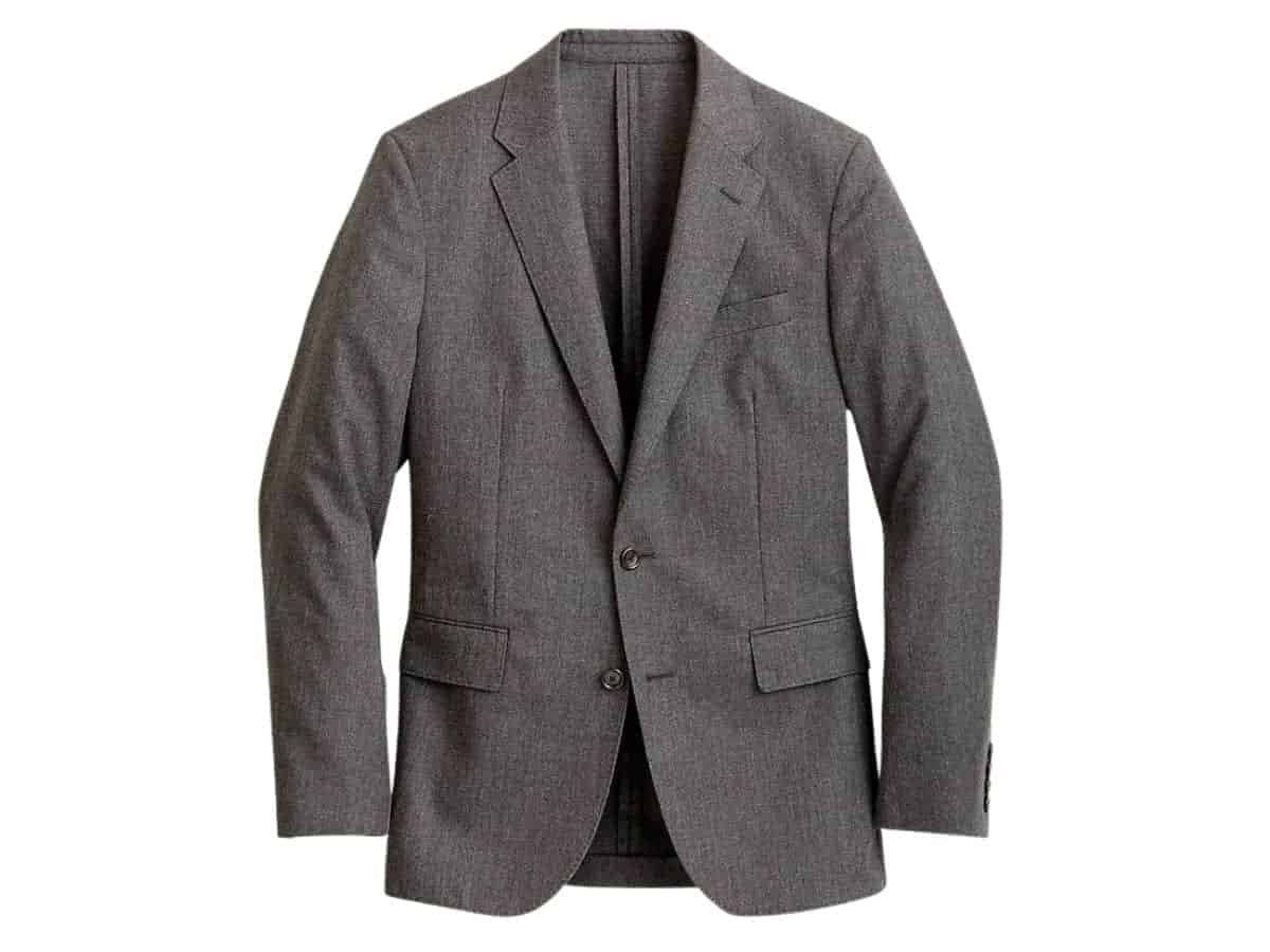 Unstructured on sale grey blazer