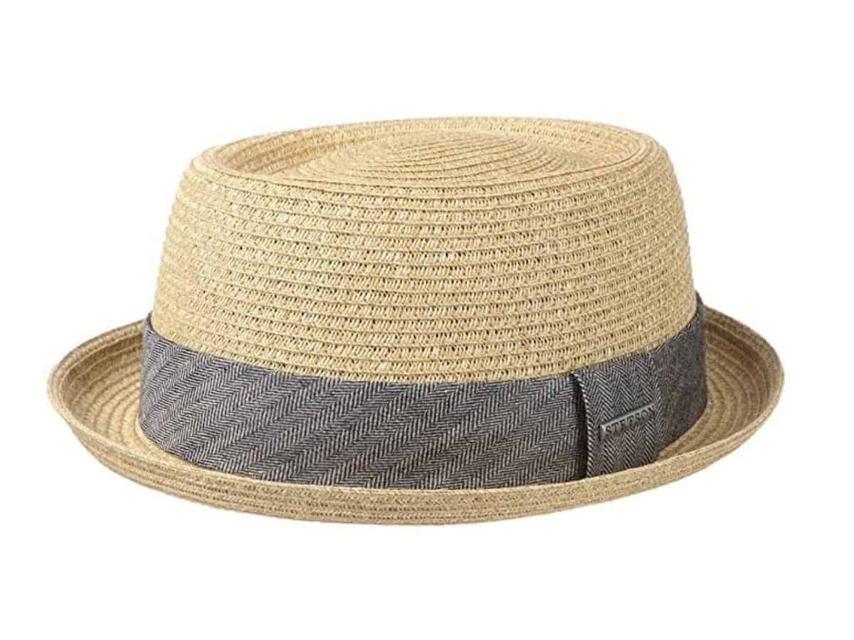 Straw Pork Pie hat.