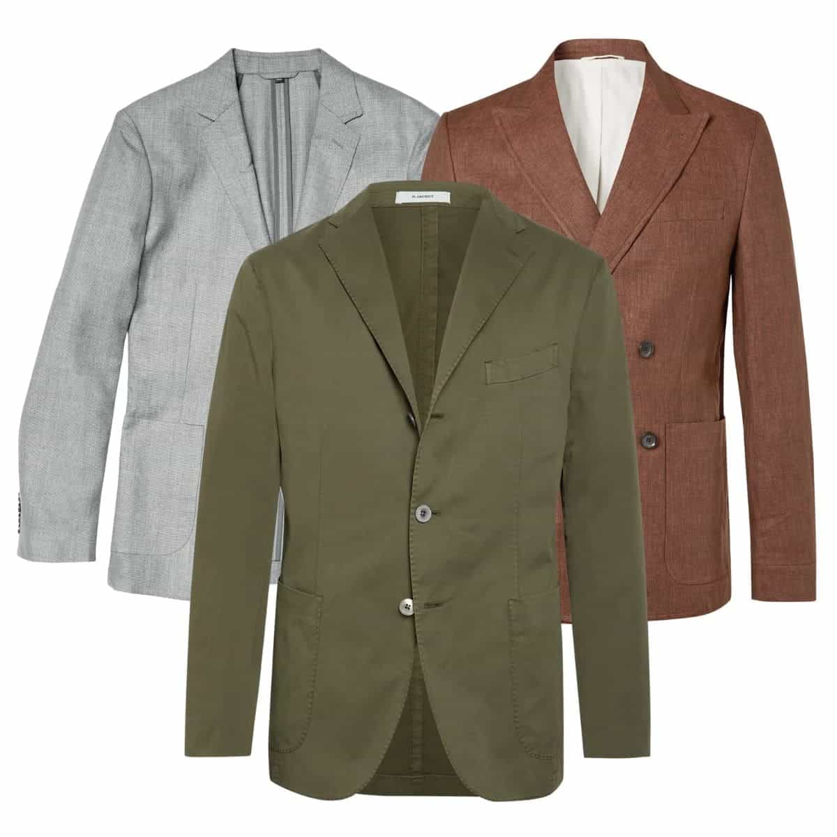 Men's hot sale deconstructed blazer