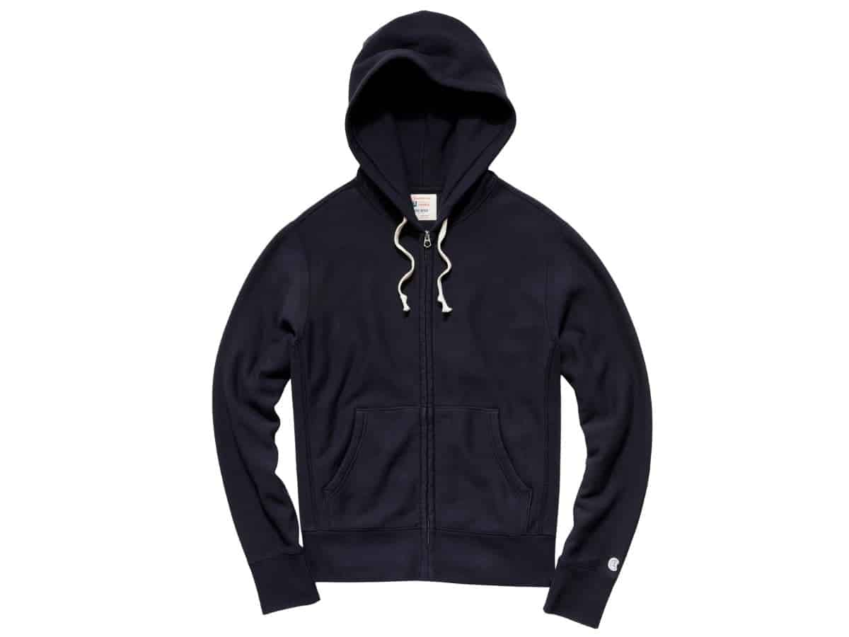 Todd Snyder full-zip hoodie.