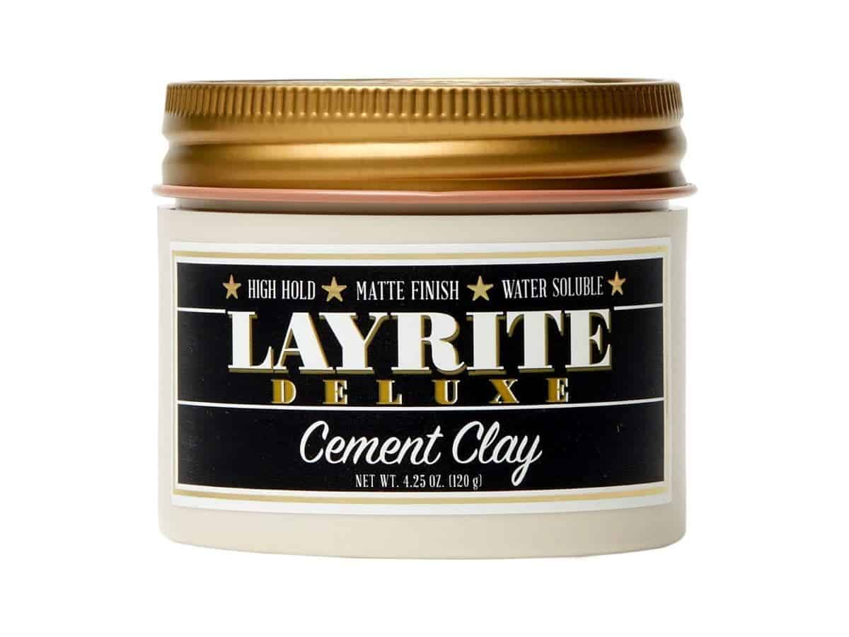 Container of Layrite Cement Clay.