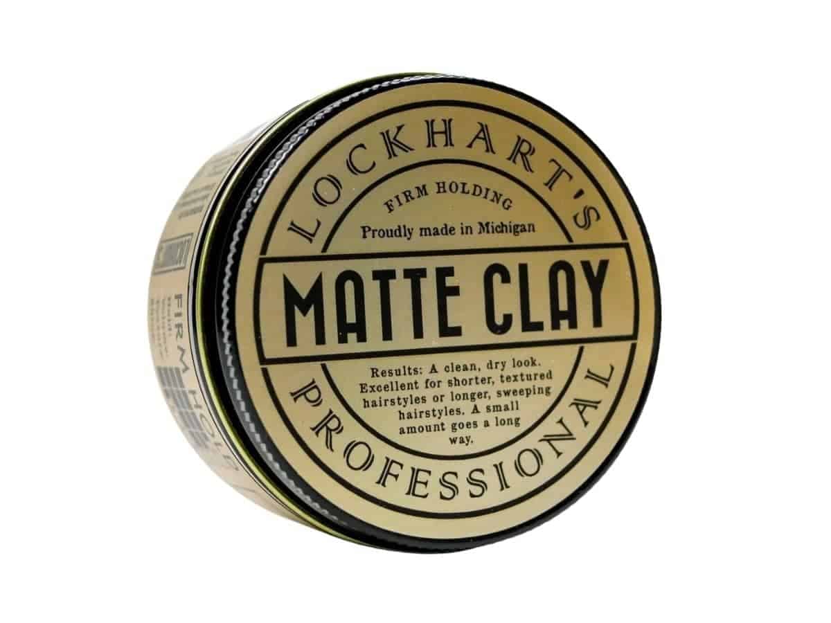 Container of Lockhart's Authentic matte clay.