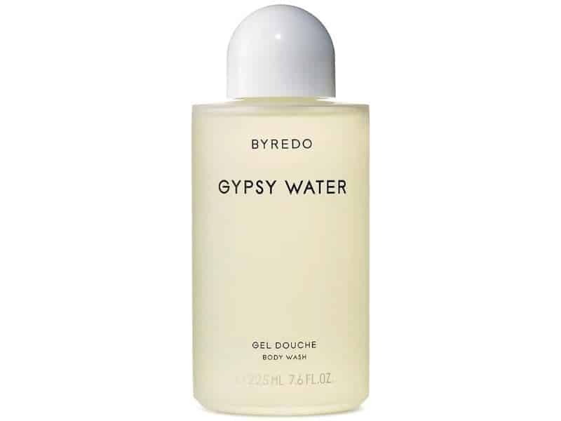 Bottle of Byredo body wash.