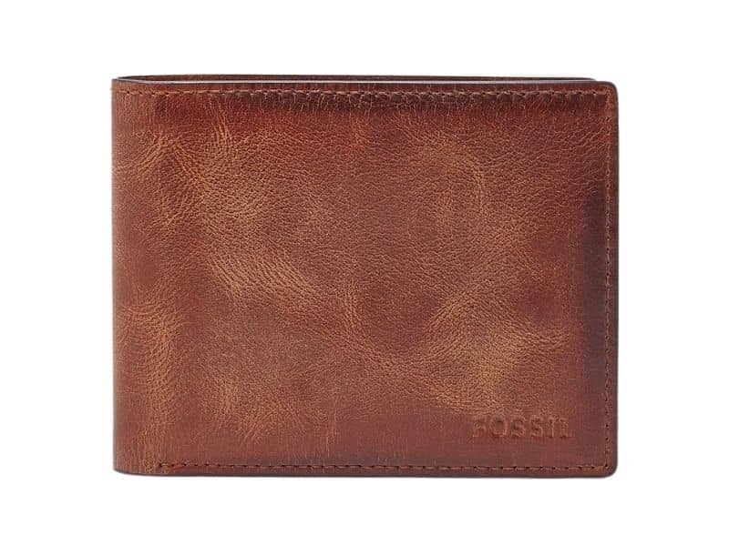 Fossil leather bifold wallet.
