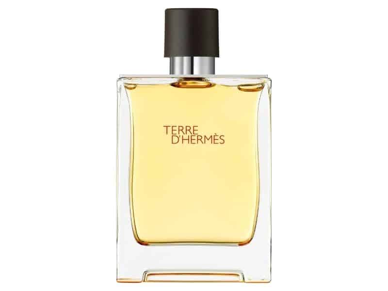 Bottle of Hermes parfum.