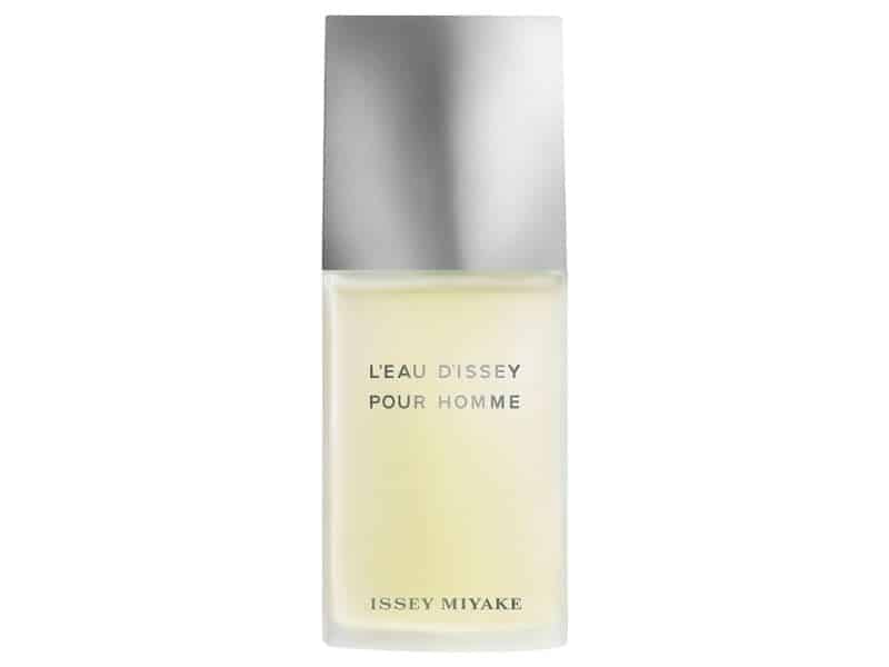 Bottle of Issey Miyake L'eau d'Issey fragrance.