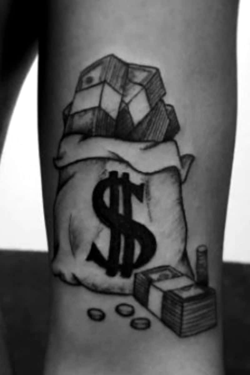 102 Finest Money Tattoo Ideas And Designs For Men  Psycho Tats